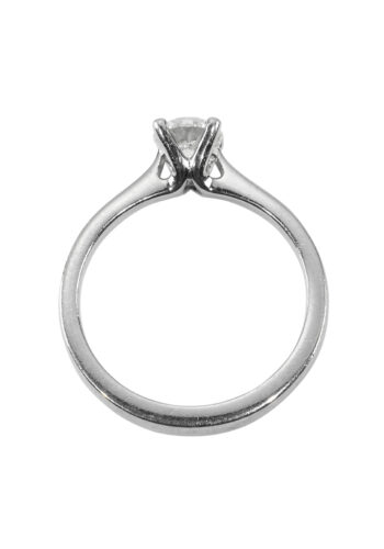 Um 1970 – Vintage Verlobungsring mit Diamantsolitaire – Bild 5