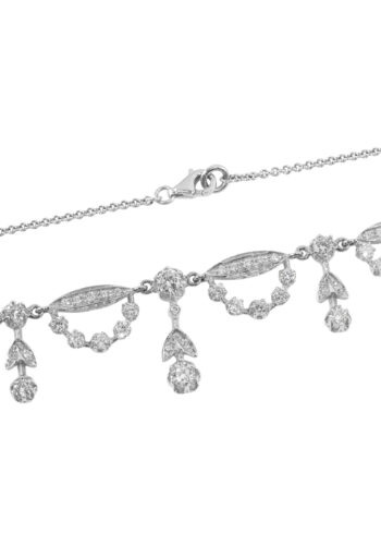 Um 1960 – Vintage Diamantcollier – Bild 3