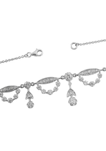 Um 1960 – Vintage Diamantcollier – Bild 4