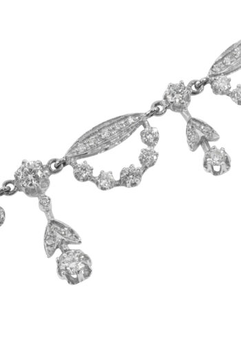 Um 1960 – Vintage Diamantcollier – Bild 5