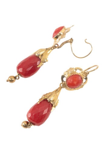 Um 1870 – Historismus Ohrringe – Bild 5