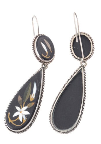 Um 1870 – Viktorianische Ohrringe – Bild 3