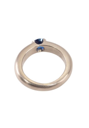 Um 1990 – Bandring mit Saphir – Bild 4