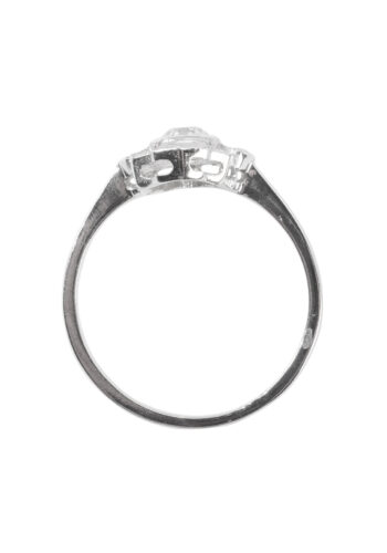 Um 1990 – Diamantring im Art Déco Stil – Bild 5