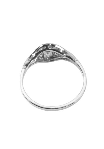 Um 1920 – Art Déco Diamantring – Bild 4