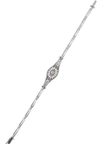 Um 1920 – Art Déco Armband mit Diamanten – Bild 4