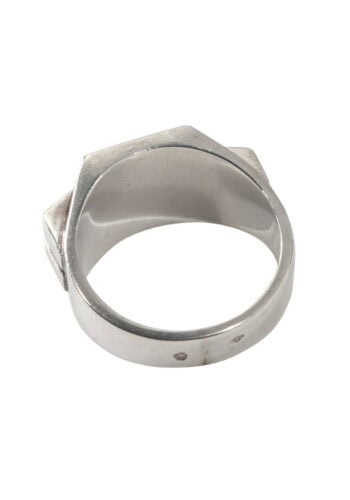 Um 1930 – Art Déco Herrenring – Bild 3