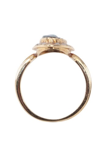 Um 1870 – Kamee Ring mit Perlen – Bild 4