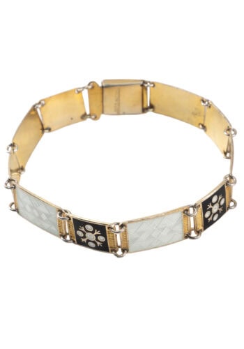 Um 1940 – Norwegisches Emaille-Armband