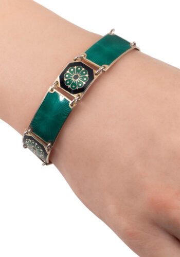 Um 1940 – Norwegisches Emaille-Armband – Bild 3