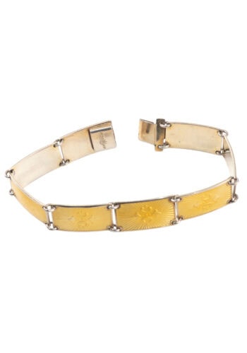 Um 1940 – Norwegisches Emaille-Armband – Bild 4