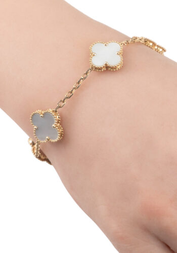 Van Cleef & Arpels – Vintage Goldarmband "Alhambra" – Bild 3