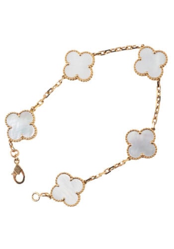 Van Cleef & Arpels – Vintage Goldarmband "Alhambra" – Bild 4