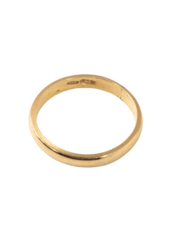 Um 1950 – Gold Ehering – Bild 3