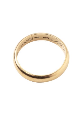 Datiert 1952 – Italienischer Ehering – Bild 3