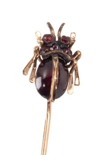 Um 1900 – Krawattennadel mit Käfer – Bild 3