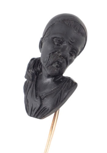 Um 1880 – Krawattennadel mit Onyx – Bild 3