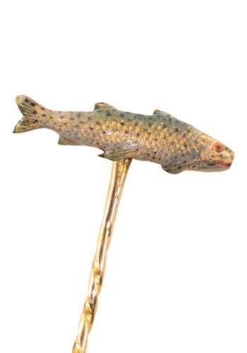 Um 1900 – Art Nouveau Krawattennadel – Bild 3