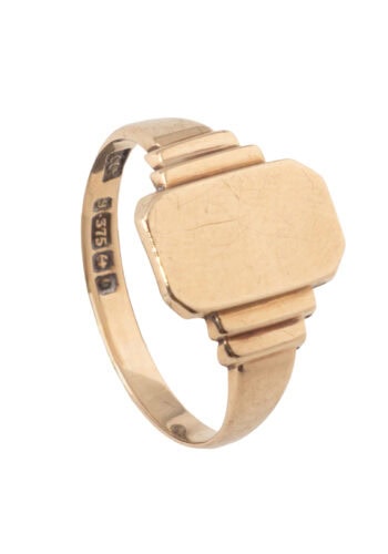 Datiert 1938 – Art Déco Siegelring