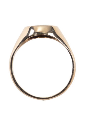 Datiert 1959 – Herrenring/Siegelring mit Blutjaspis – Bild 4