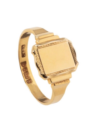 Datiert 1941 – Art Déco Siegelring