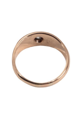 Um 1900 – Bandring mit Diamant – Bild 3