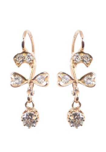 Um 1980 – Vintage Diamantohrringe