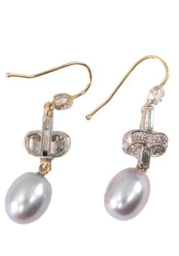 Um 1960 – Vintage Perlenohrringe – Bild 4