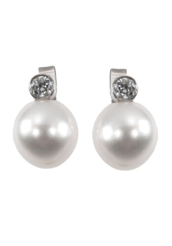 Datiert 1974 – Vintage Perlenohrringe