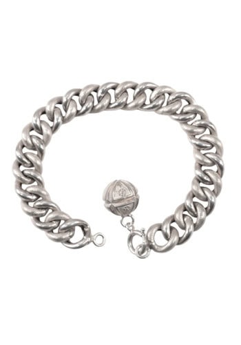 Um 1890 – Französisches Armband in Silber – Bild 3
