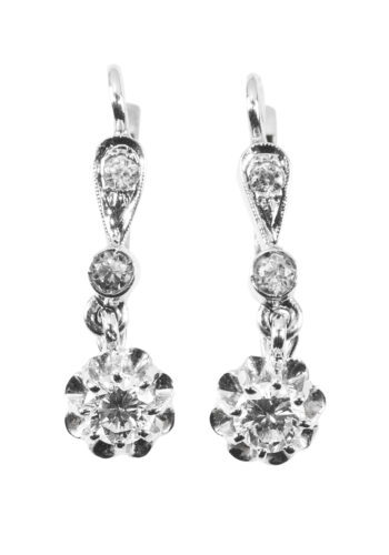 Um 1970 – Ohrringe mit Diamanten