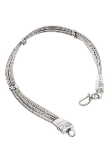 Um 1900 – Silber Armband – Bild 3