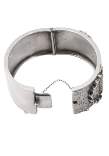 Datiert 1885 – Silber Armreif – Bild 3