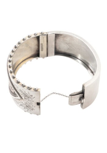 Um 1880 – Viktorianisches Silber Armreif – Bild 3