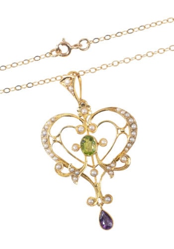 Um 1910 – Edwardianischer Suffragettenanhänger – Bild 3