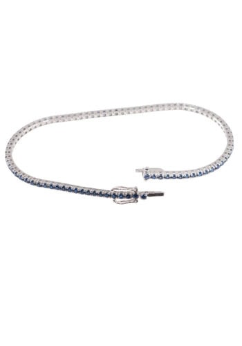 Tennisarmband mit Saphiren – Bild 5