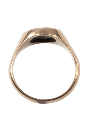 Datiert 1961 – Herrenring/Siegelring mit Blutjaspis – Bild 4