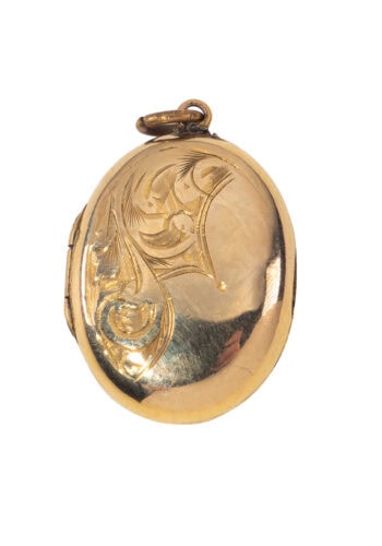 Um 1910 – Medaillon mit Handgravur