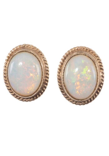 Um 1976 – Vintage Opalohrstecker