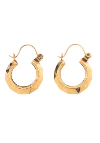 Um 1970 – Goldcreolen Vintage