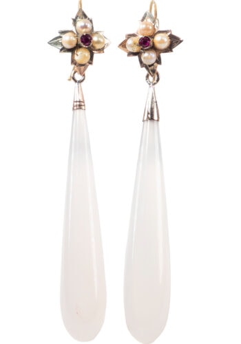 Um 1840 – Viktorianische Ohrringe