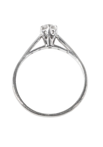 Um 1970 – Verlobungsring mit Diamantsolitaire – Bild 3