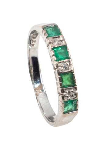 Um 1970 – Vintage Smaragdring