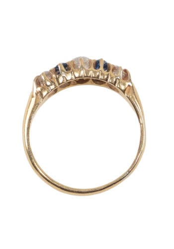 Datiert 1898 – 5 Stone Ring – Bild 5