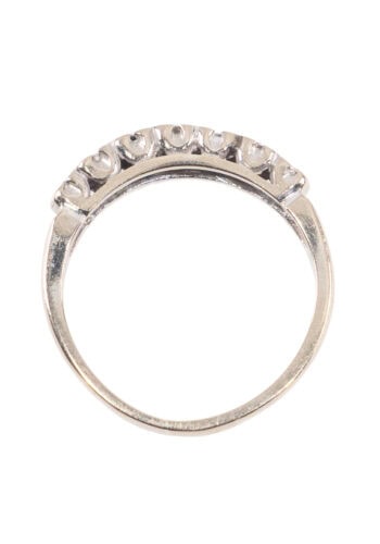 Um 1976 - Vintage Ring mit Saphiren und Diamanten – Bild 4