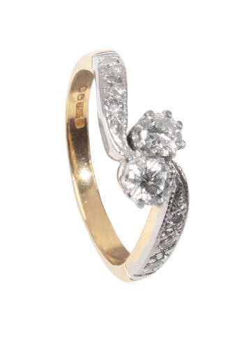 Datiert 1989 – Vintage You & me Ring