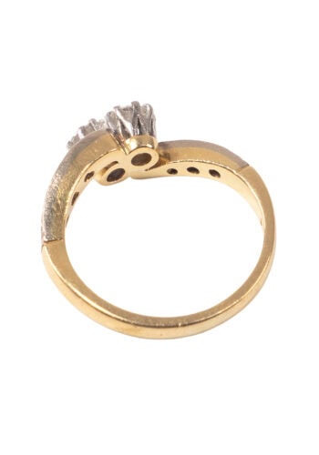 Datiert 1989 – Vintage You & me Ring – Bild 4