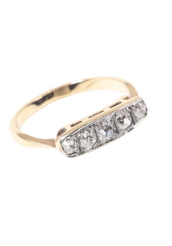 Um 1930 – Ring mit Diamanten – Bild 3