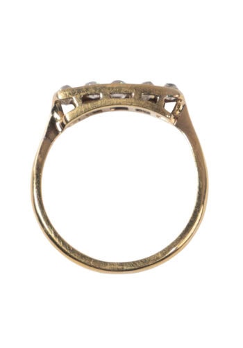 Um 1930 – Ring mit Diamanten – Bild 5