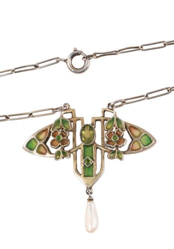 Um 1900 – Art Nouveau Collier – Bild 3